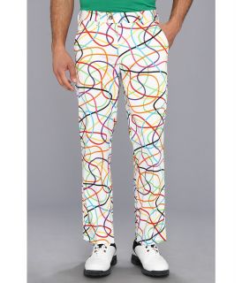 Loudmouth Golf Scribblz White Pant Mens Casual Pants (White)
