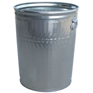 Witt 32 Gallon Heavy Duty Can with Lid WHD32CL Lid Flat Steel