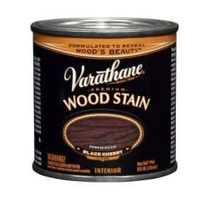 Varathane 1 Qt. Black Cherry Flat/Matte Premium Wood Stain # 258 241413