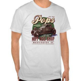 Pop's Hot Rod Shop    Washington DC Tee Shirts