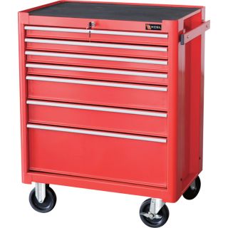 Excel Roller Cabinet   27 Inch, 7 Drawers, Model TB2050BBSB
