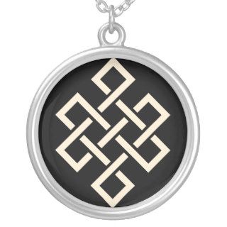 The Endless Knot Beige Necklace