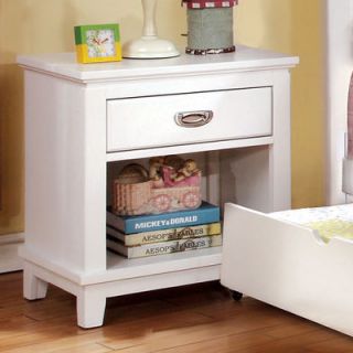 Hokku Designs Kenneth 1 Drawer Nightstand IDF 7909CH N / IDF 7909WH N Finish