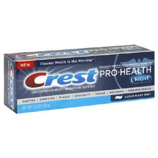 Crest Pro Health Night Toothpaste, Clean Night Mint, 4.2 OZ (119 g) 