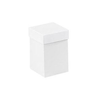 Aviditi DGB445W Fibreboard Deluxe Gift Box Bottom, 4" Length x 4" Width x 6" Height, White (Case of 50)