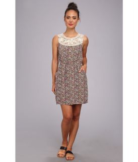 Olive & Oak Crochet Floral Dress Womens Dress (Multi)