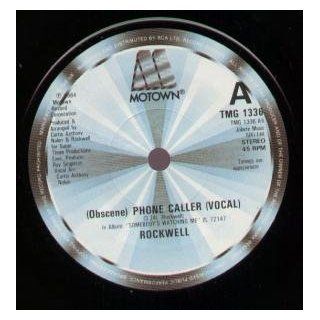 Obscene Phone Caller 7 Inch (7" Vinyl 45) UK Tamla Motown 1984 Music