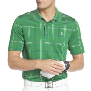 Izod Golf Jacquard Polo, Green, Mens