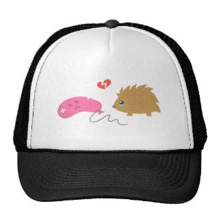 Some Love is not meant to be, funny hedgehog Mesh Hats