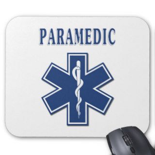 Paramedic Star of Life Mouse Mat