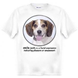 Beagle "Smile" Adult T Shirt Clothing