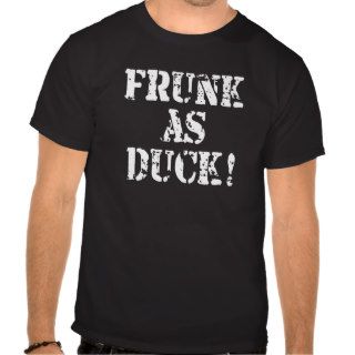FRUNK AS DUCK FUNNY St Patricks Day tee shirt