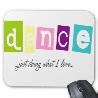 Dance Ransom Note Mouse Pad