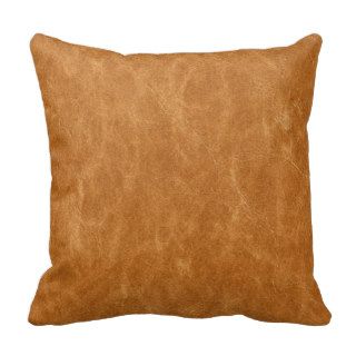 Leather Photograph Background Throw Pillow