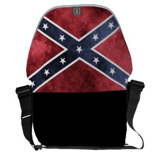 Confederate Grunge  Rebel Flag Courier Bags