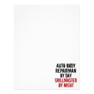 Grillmaster Auto Body Repairman Letterhead