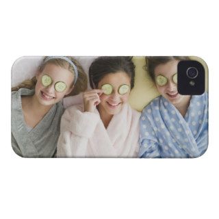 Girls having a facial Case Mate iPhone 4 cases