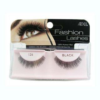 Ardell Fashion Eyelashes #126 Black  Fake Eyelashes And Adhesives  Beauty
