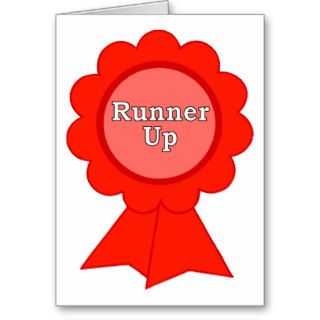 Runner Up (Red Ribbon) Greeting Cards