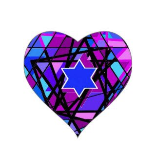 The swirling Star of David. Stickers