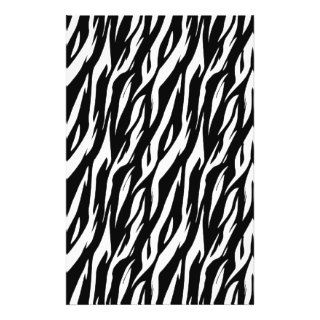 Black and White Zebra Stripes Flyers