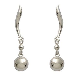 Jilco JE116 Dangle Earrings   Sterling Silver Jewelry