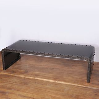 Manali Waterfall Old Iron Lacquer Coffee Table (India) Coffee, Sofa & End Tables