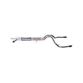 Gibson 67404 Stainless Steel Split Rear Dual Cat Back Exhaust System Automotive