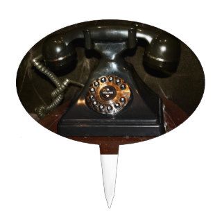 Old Vintage Dial up Phone Cake Picks