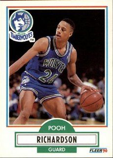 1990 Fleer Timberwolves   Pooh Richardson   Card 116 Sports & Outdoors