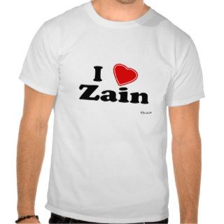 I Love Zain T shirt