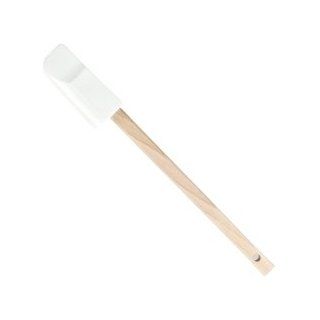 Spatula with Wooden Handle by Culinary Tech   White   Small Kitchen & Dining