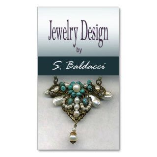 Jewelry Designer Custom Jeweler Business Card Templates