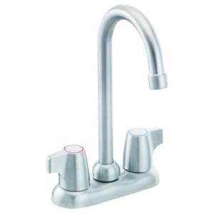 MOEN Chateau 2 Handle Bar Faucet in Brushed Chrome 4903BC