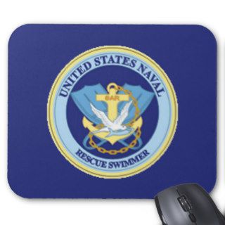 Navy Rescue Swimmer Mousepads