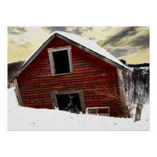 Abandoned Vermont Barn Print