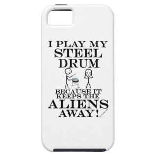 Keeps Aliens Away Steel Drum iPhone 5 Covers