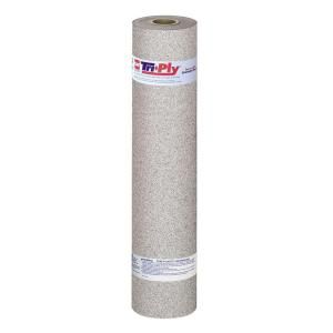 GAF Tri Ply 32 ft. 6 in. x 3 ft. 3 in. White Roll Roofing Cap Sheet 3489920