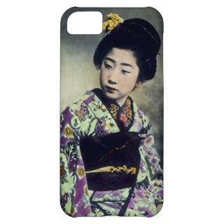 Japanese Vintage Geisha Beauty Magic Lantern Slide Cover For iPhone 5C