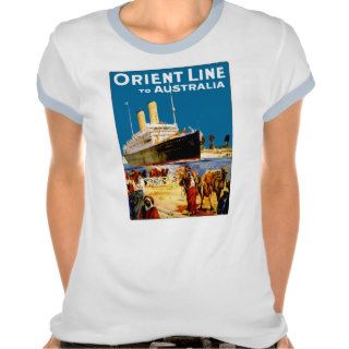 Orient Line to Australia Shirts