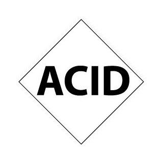 2 ACID Industrial Warning Signs