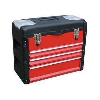 Westward 13T137 Tool Box, 3000 cu. in., 3 Drawers, Red Toolboxes