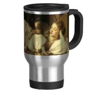 Mother and Child, Leighton, Vintage Victorian Art Coffee Mugs