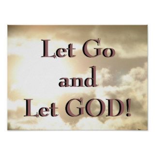 Let Go and Let GOD Poster