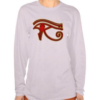Eye of Horus Red Tee Shirts