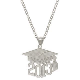 Sterling Silver 'Graduation 2013' Necklace Sterling Silver Necklaces
