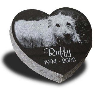 Large Heart Shape Pet Grave Marker   Pet Headstones   Pet Gravestones   Pet Memorials 