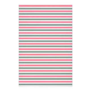 Pink & Gray Stripe Flyer Design
