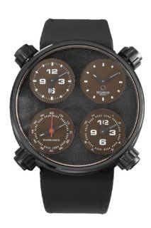 Meccaniche Veloci Men's W124K098371017 Automatic Titanium Black and Brown Dial Dual Time Watch at  Men's Watch store.