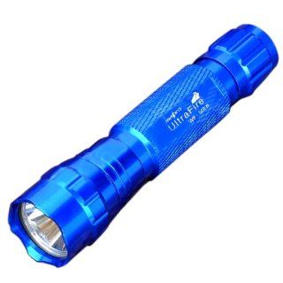 UltraFire WF 501B XM LT6 800 Lumen 5 Mode White Light Lamp Flashlight Torch   Blue(1 x 18650)   Basic Handheld Flashlights  